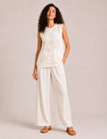 Blusa Bordada Blanco