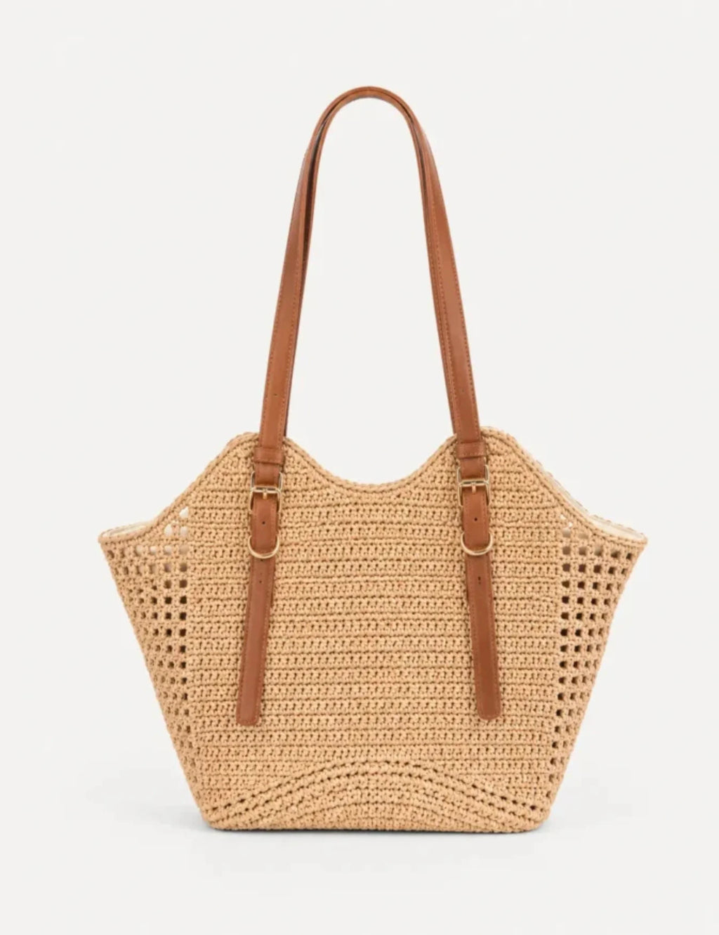 Bolso Crochet Camel