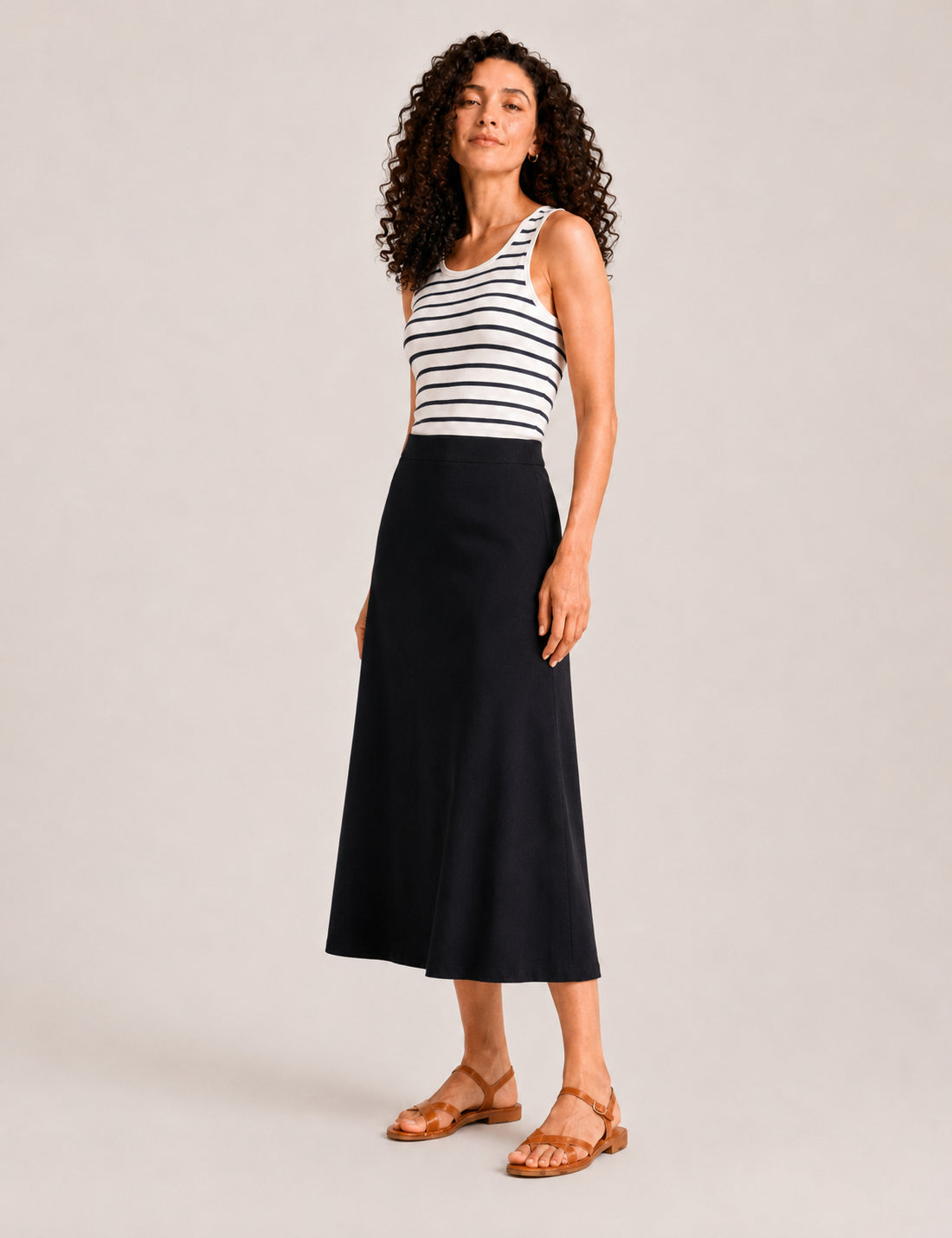 Falda Maxi Negra