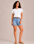 Camiseta Lavada Tachuelas Blanca
