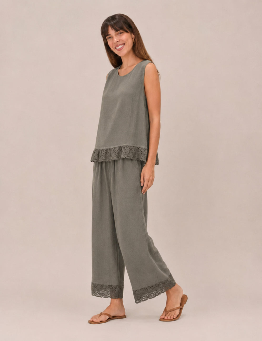Pantalón Puntilla Kaki