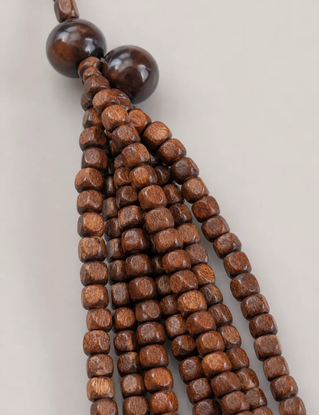 Collar Madera Abalorios