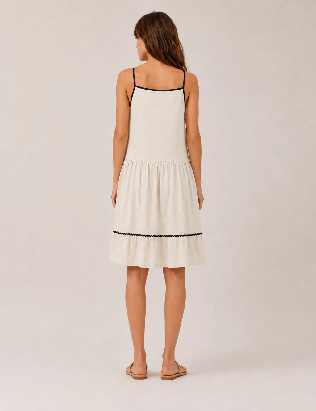 Vestido Corto Lino