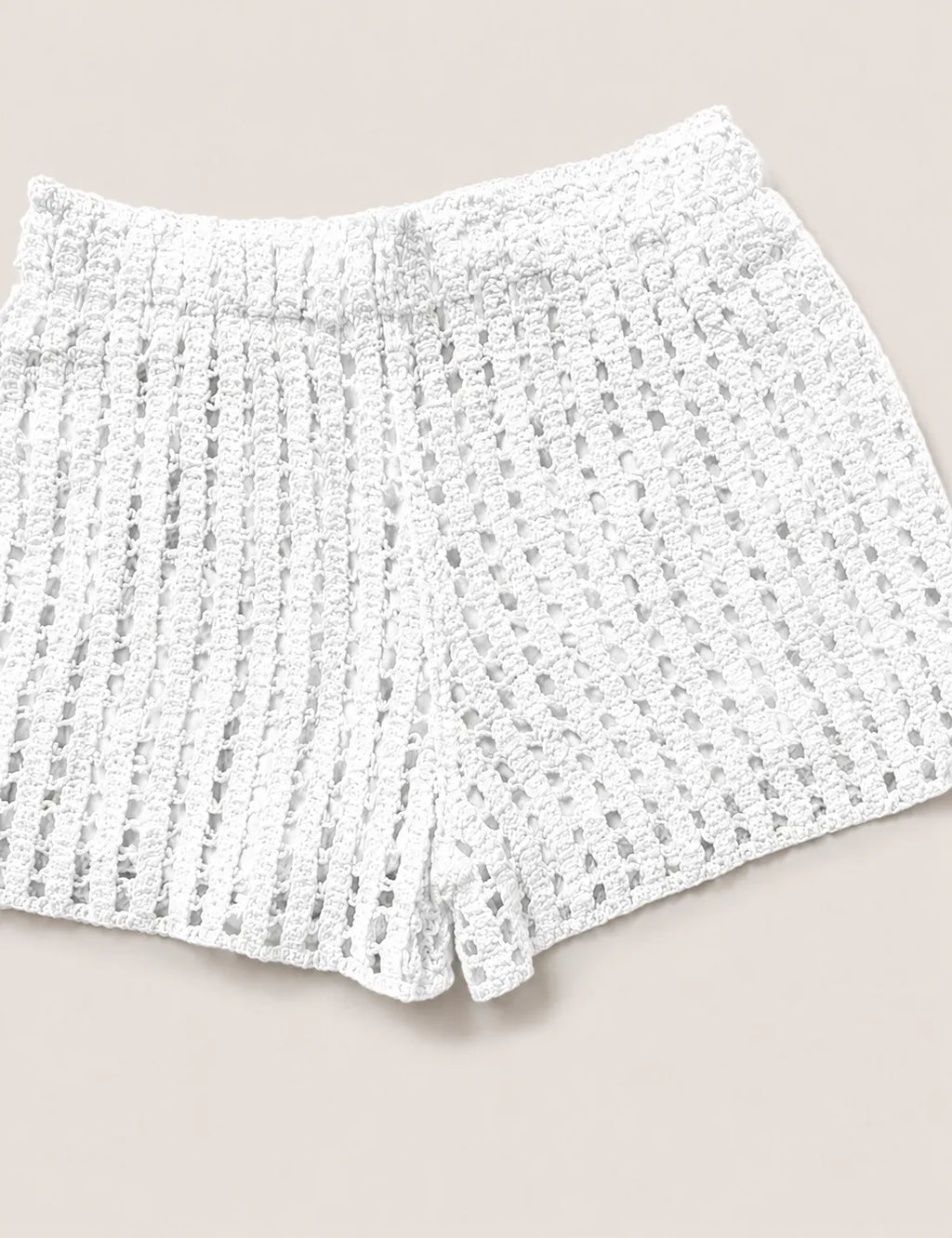 Short Crochet Blanco