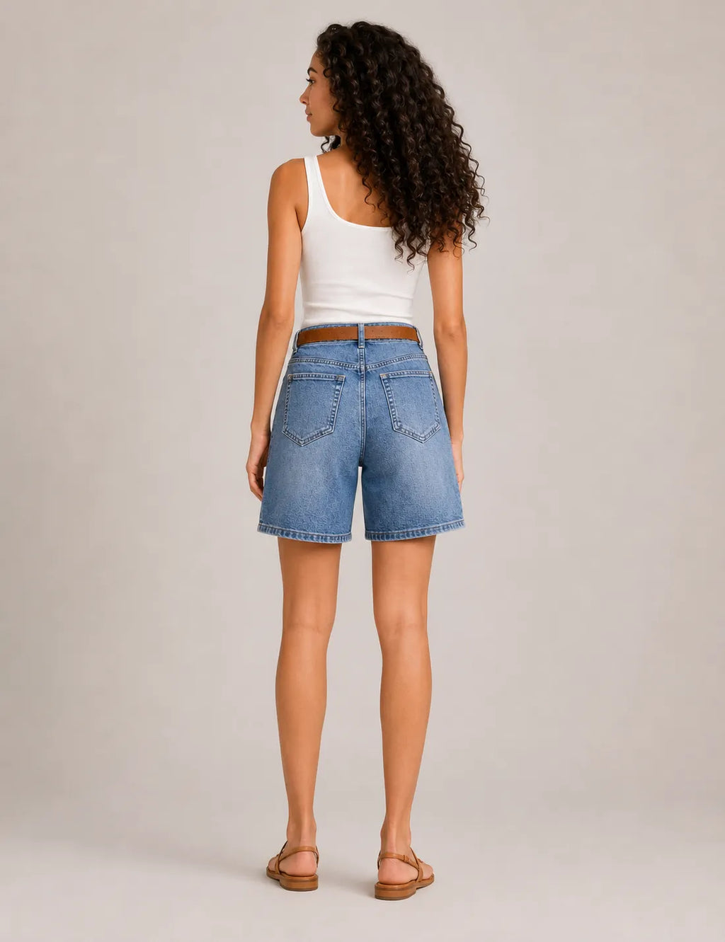 Bermuda Denim Cinturón