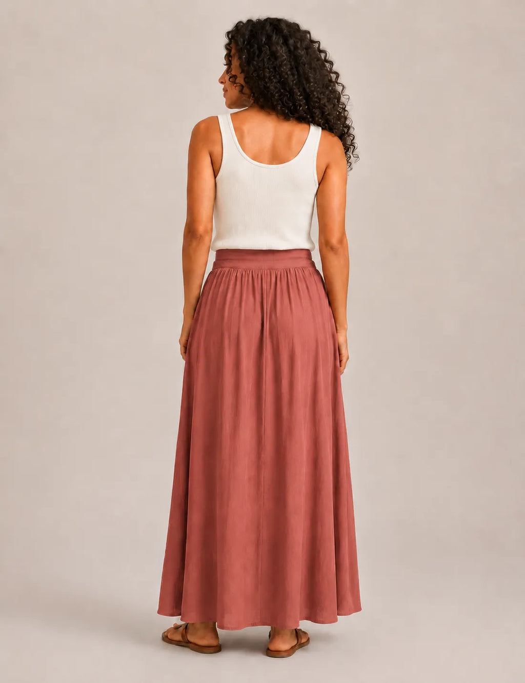 Falda Maxi Piedras Caldera