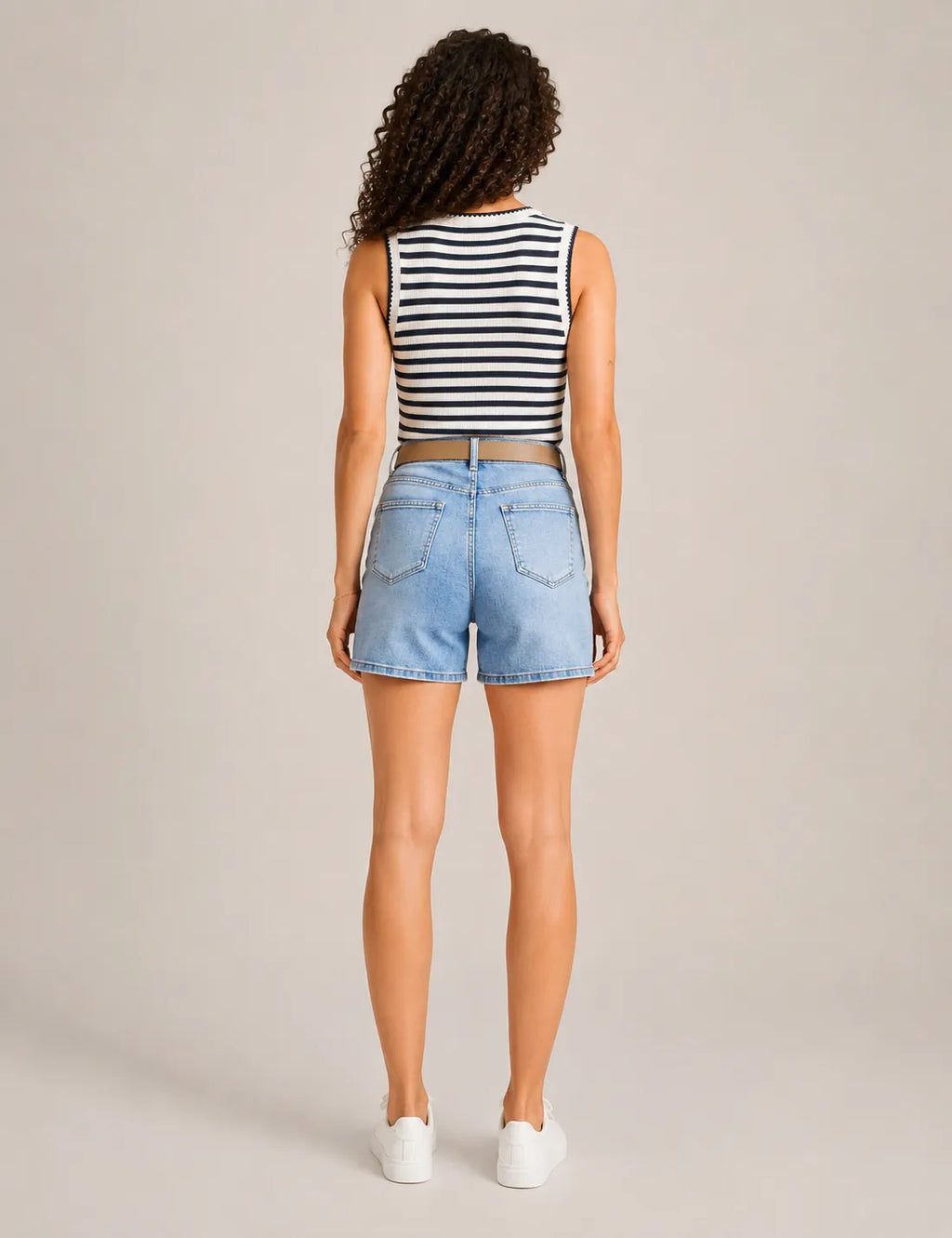Bermuda Corta Denim
