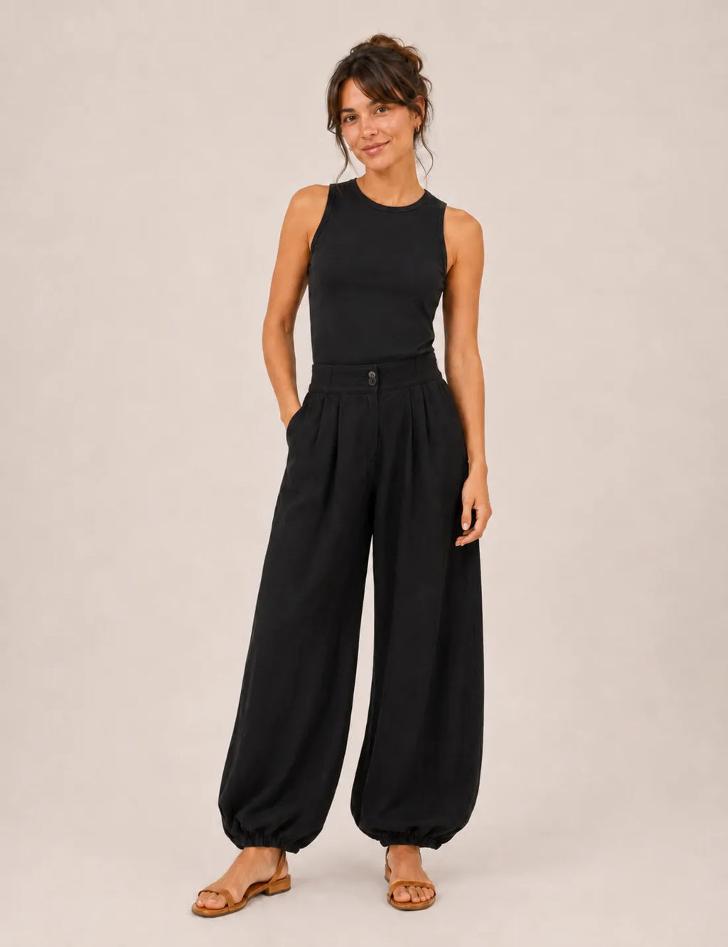 Pantalón Bombacho Negro