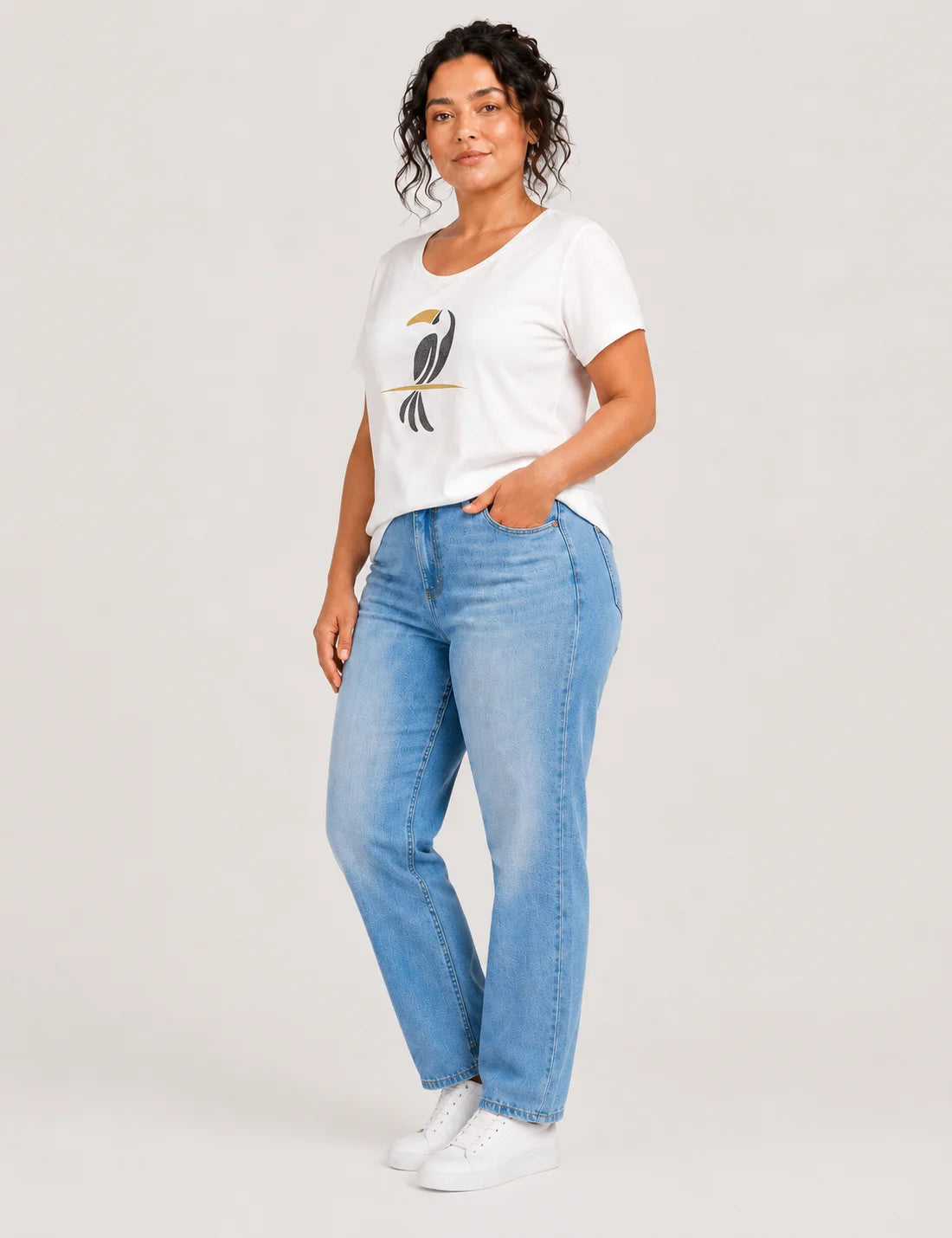 Camiseta Pelícano Blanca