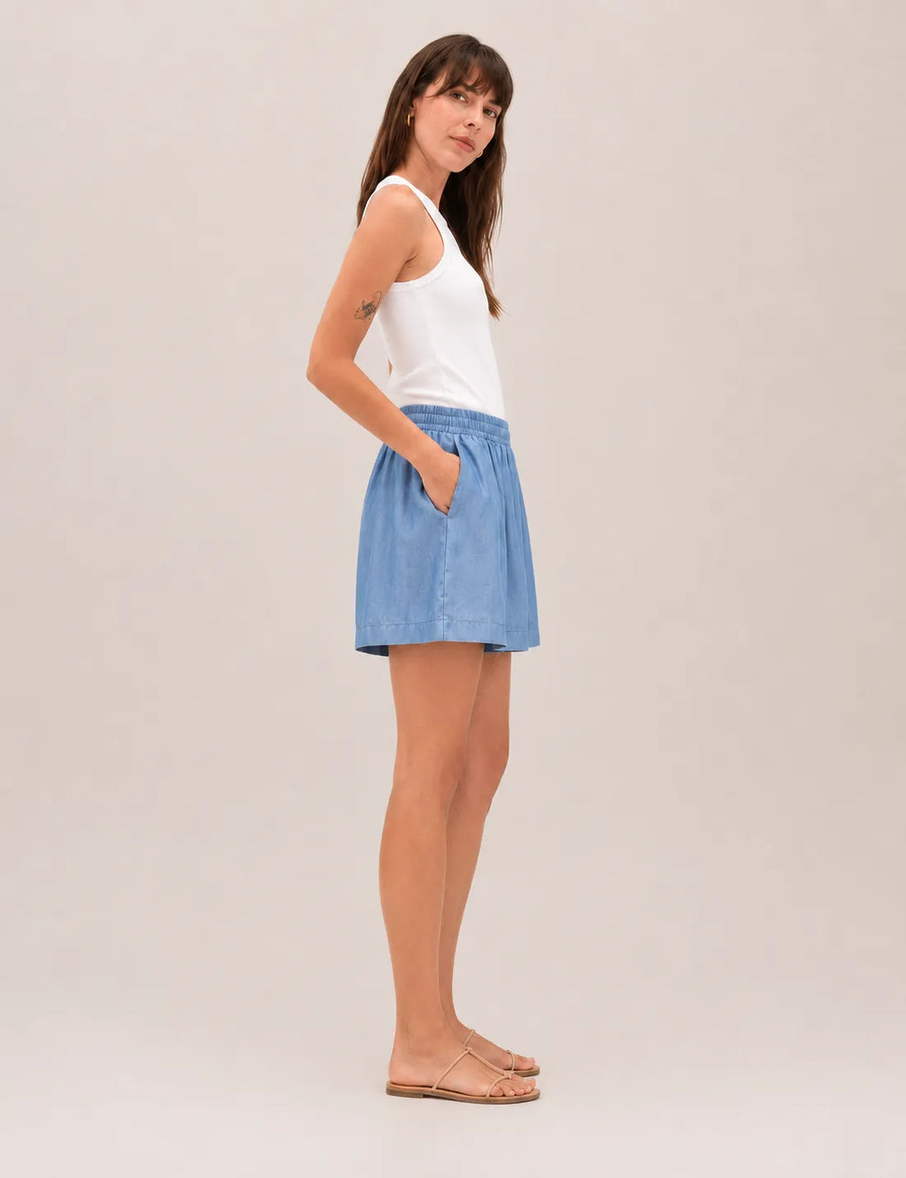 Short Fluido Denim