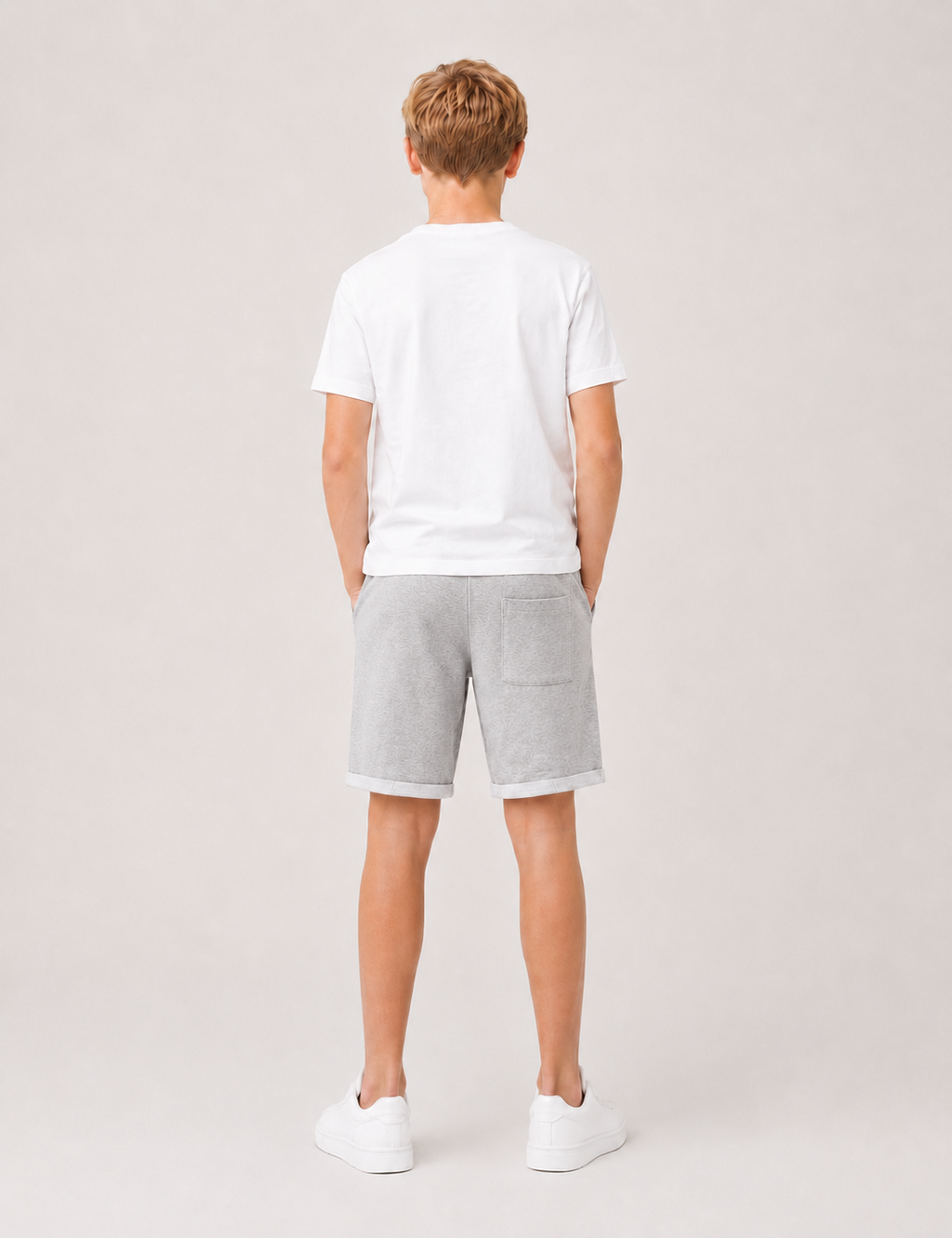 Bermuda Doblado Gris