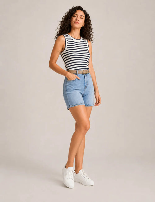 Bermuda Corta Denim