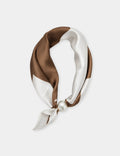 Pañuelo Perla Marrón/Crema