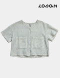 Camisa Rayas Crop
