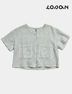 Camisa Rayas Crop