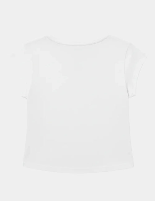 Camiseta  Blanca Flores