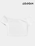 Top Cropped Blanco