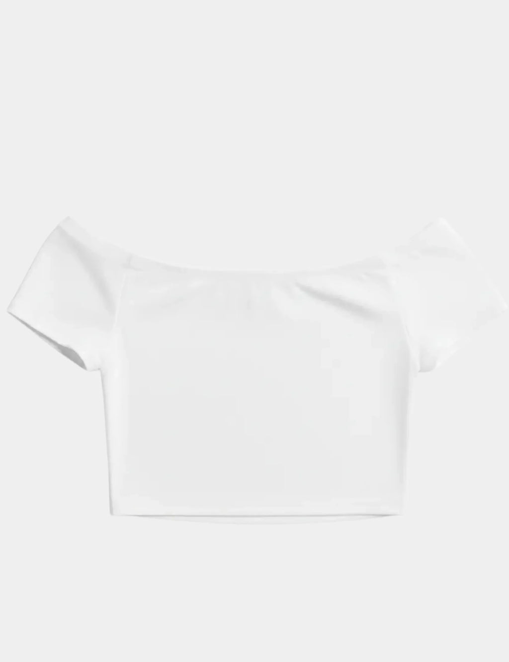 Top Cropped Blanco