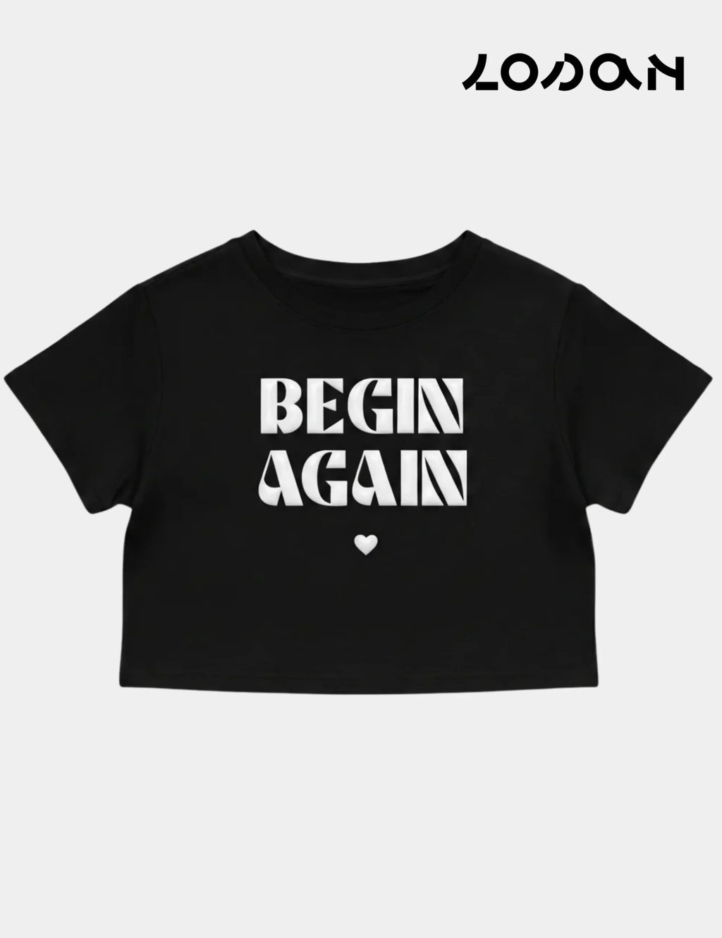 Camiseta Cropped Negra