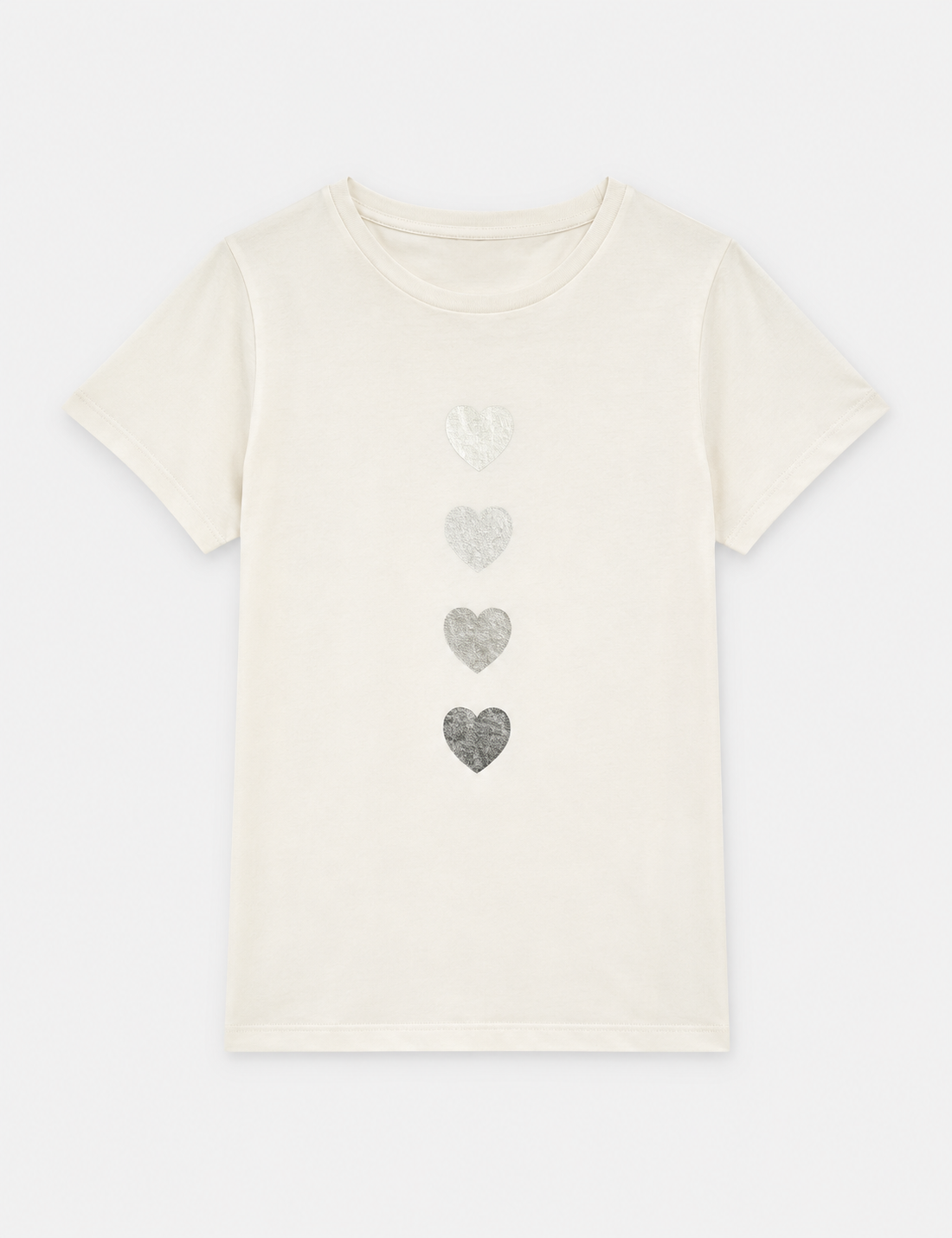 Camiseta Corazones Crudo