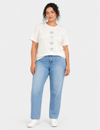 Camiseta Corazones Crudo
