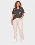 Camiseta Libélulas Marrón