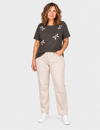 Camiseta Libélulas Marrón