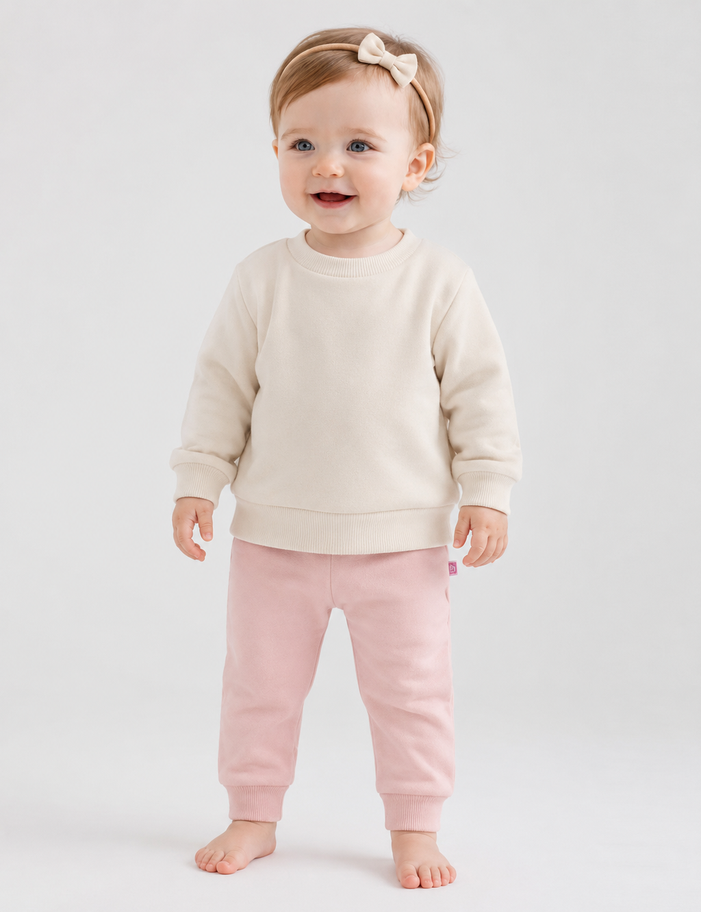 Pantalón Chandal Rosa Bebé