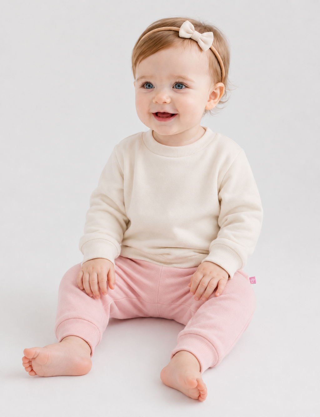 Pantalón Chandal Rosa Bebé
