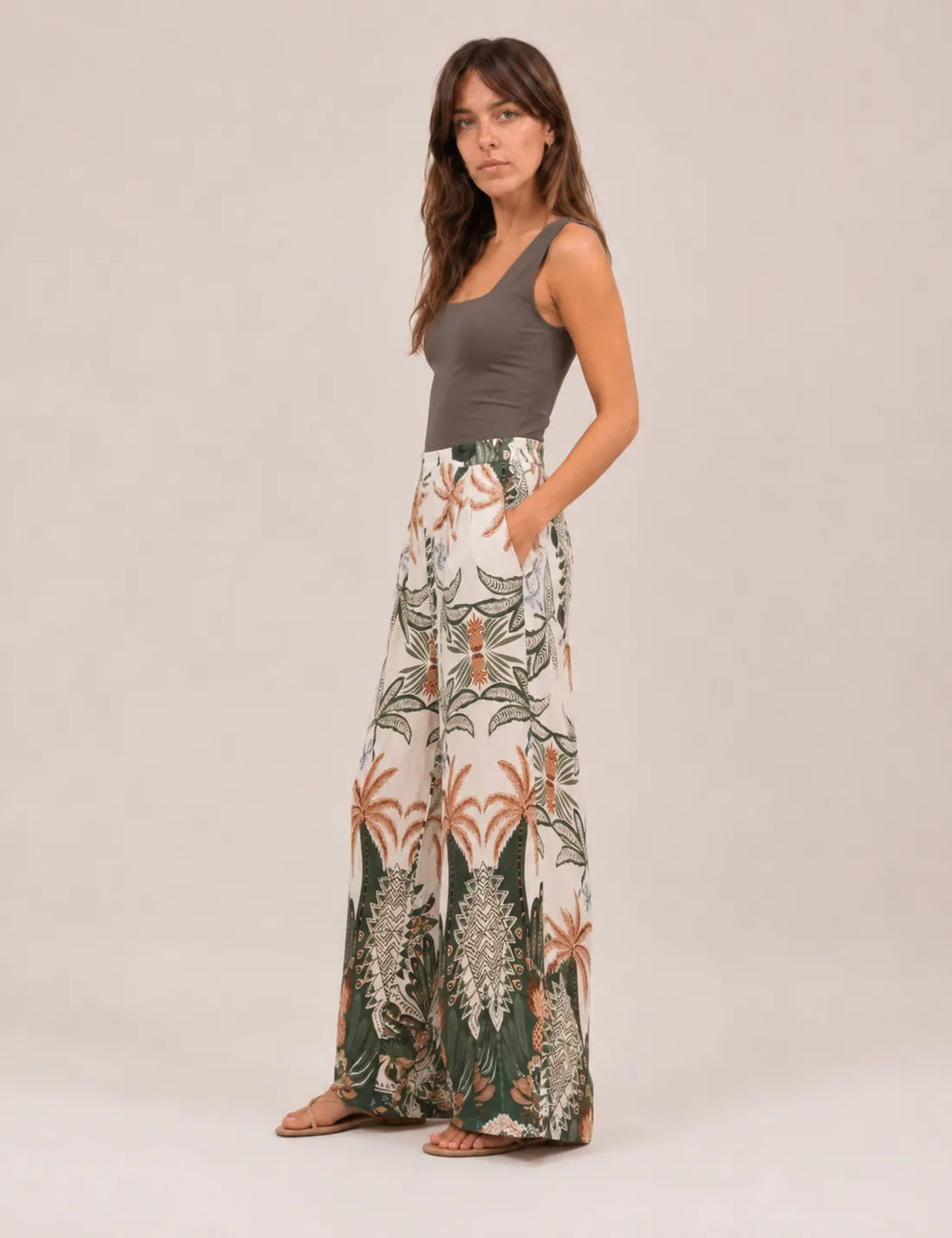 Pantalón Fluido Tropical