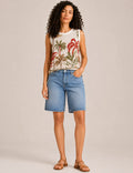 Blusa Estampada Palmeras