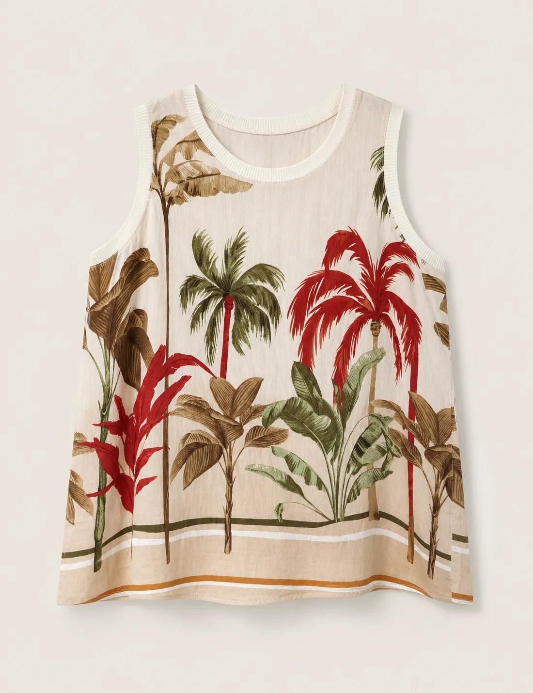 Blusa Estampada Palmeras