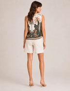 Blusa Estampada Tropical