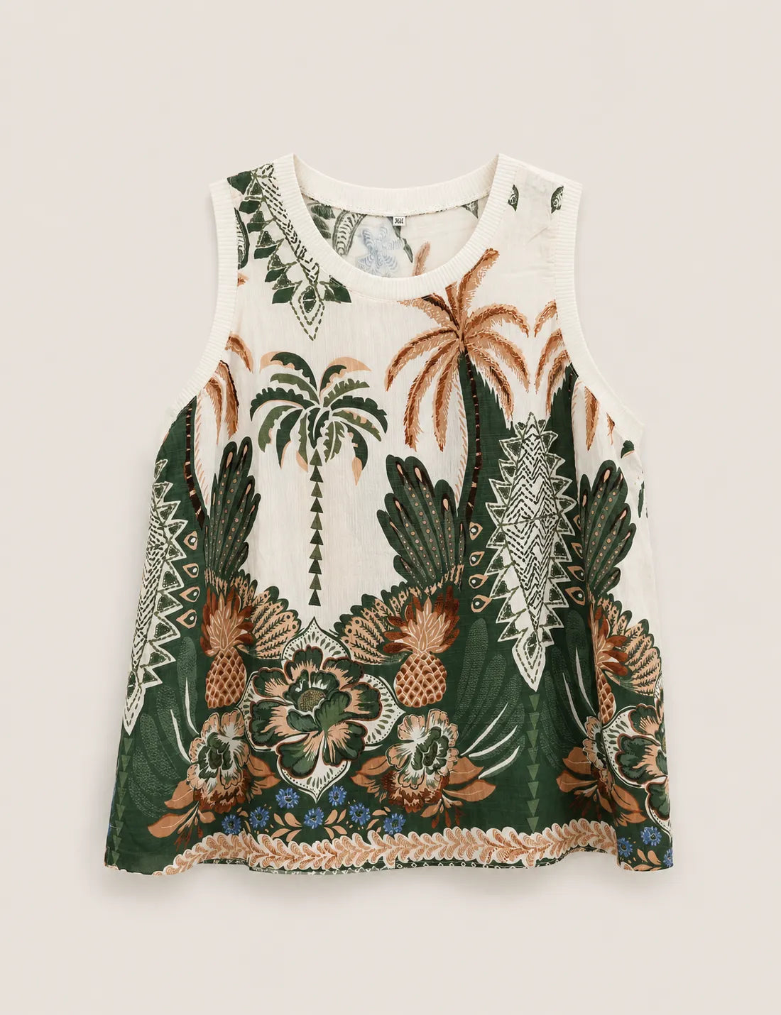 Blusa Estampada Tropical
