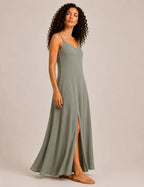 Vestido Maxi Raja Kaki
