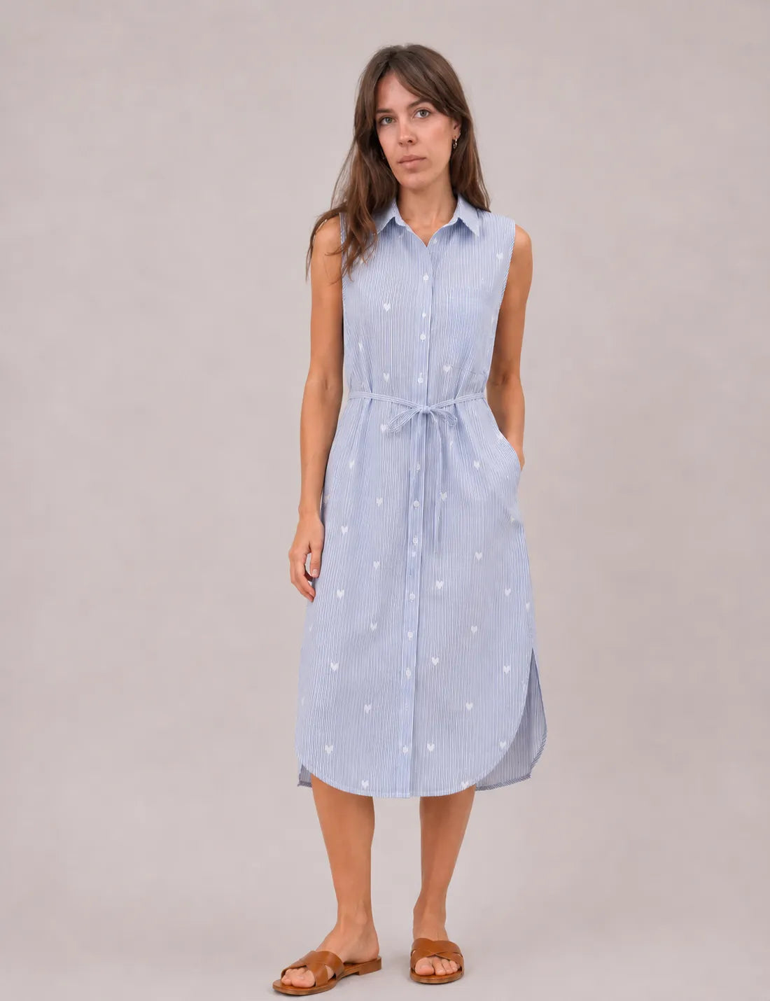 Vestido Camisero Corazones