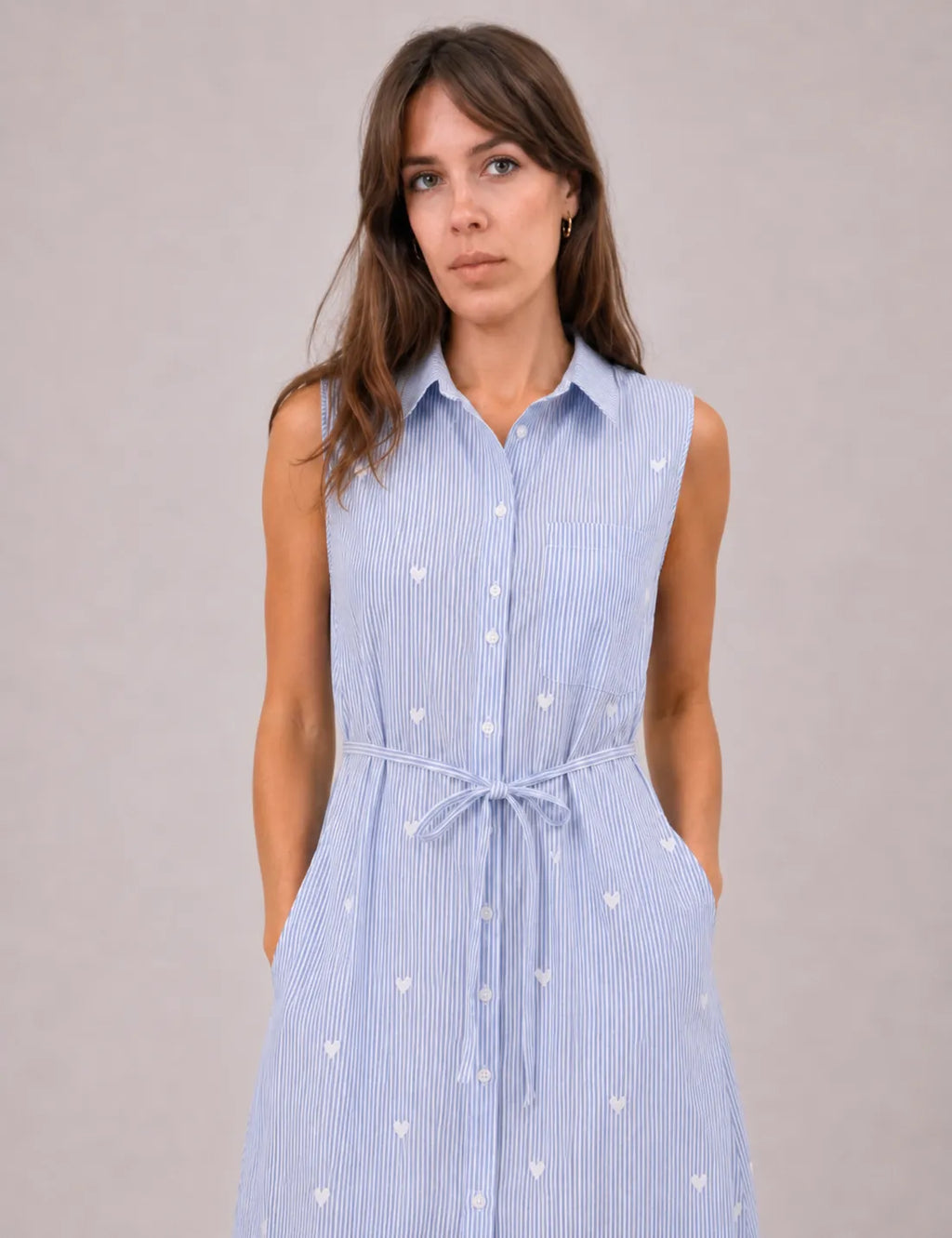 Vestido Camisero Corazones