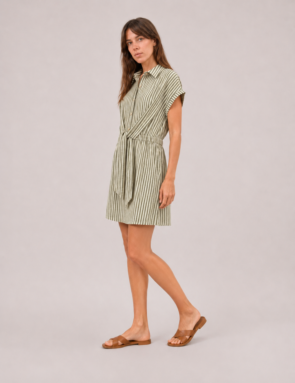 Vestido Rayas Verde