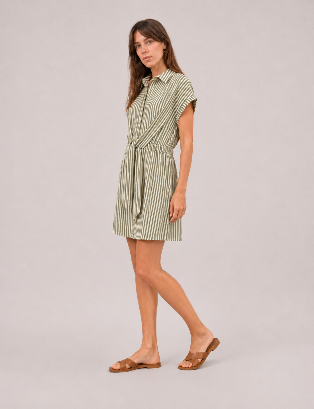 Vestido Rayas Verde