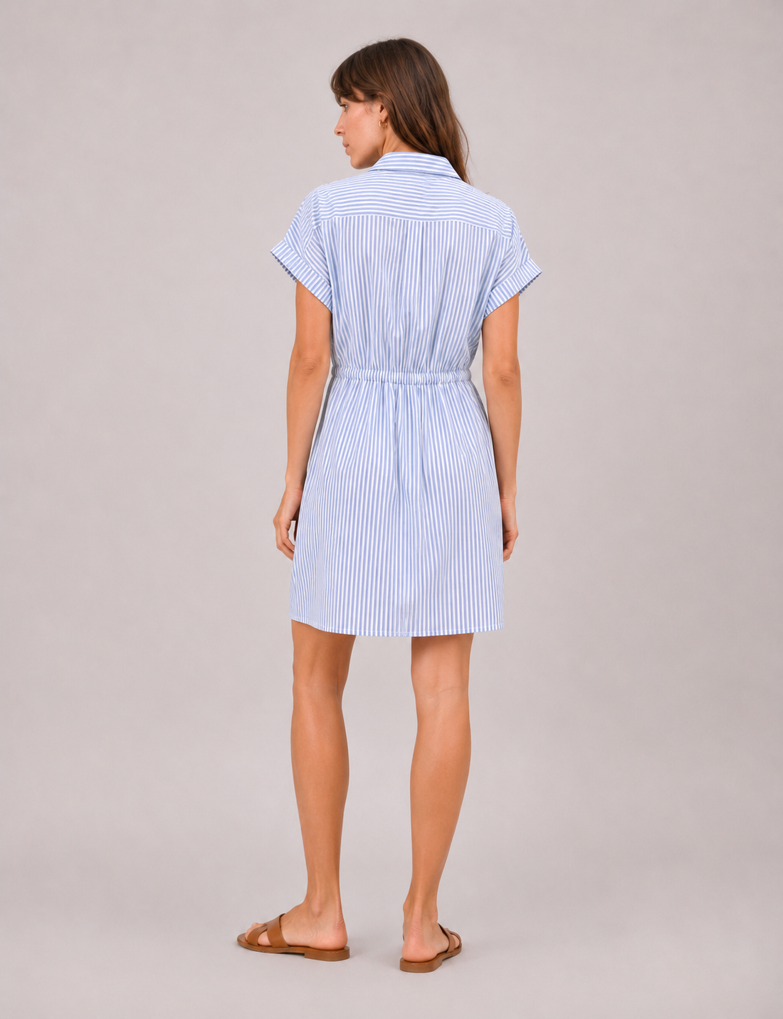 Vestido Rayas Azul