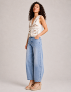 Jeans Globo Denim Claro
