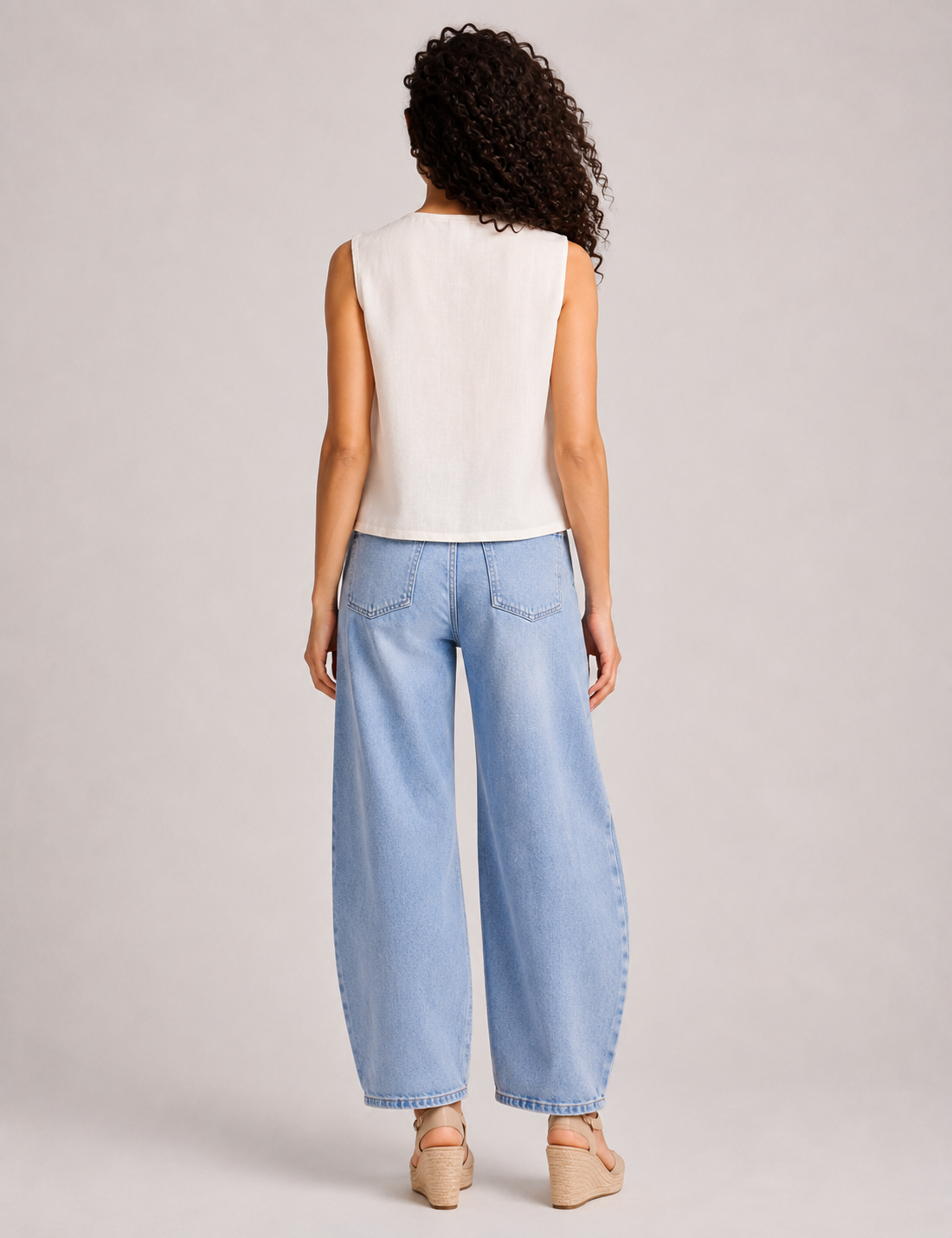 Jeans Globo Denim Claro