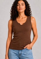 Camiseta U Marrón