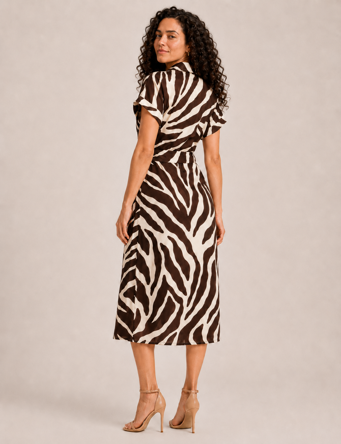 Vestido Cruzado Estampado