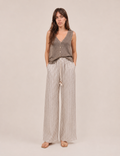 Chaleco Lurex Kaki