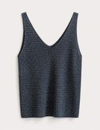 Top Tirantes Lurex Marino