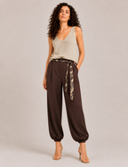 Top Tirantes Lurex Beige