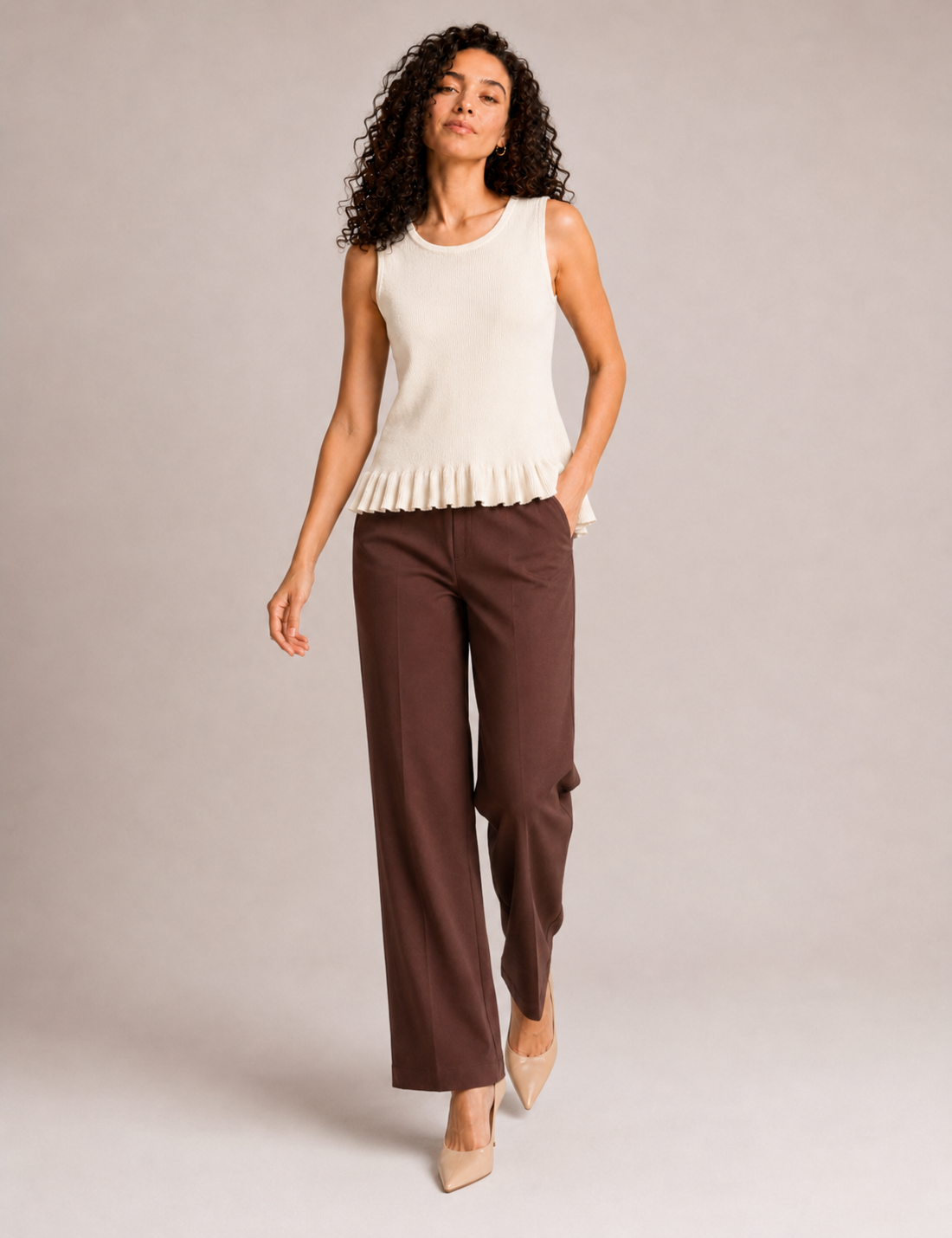 Top Volante Crema