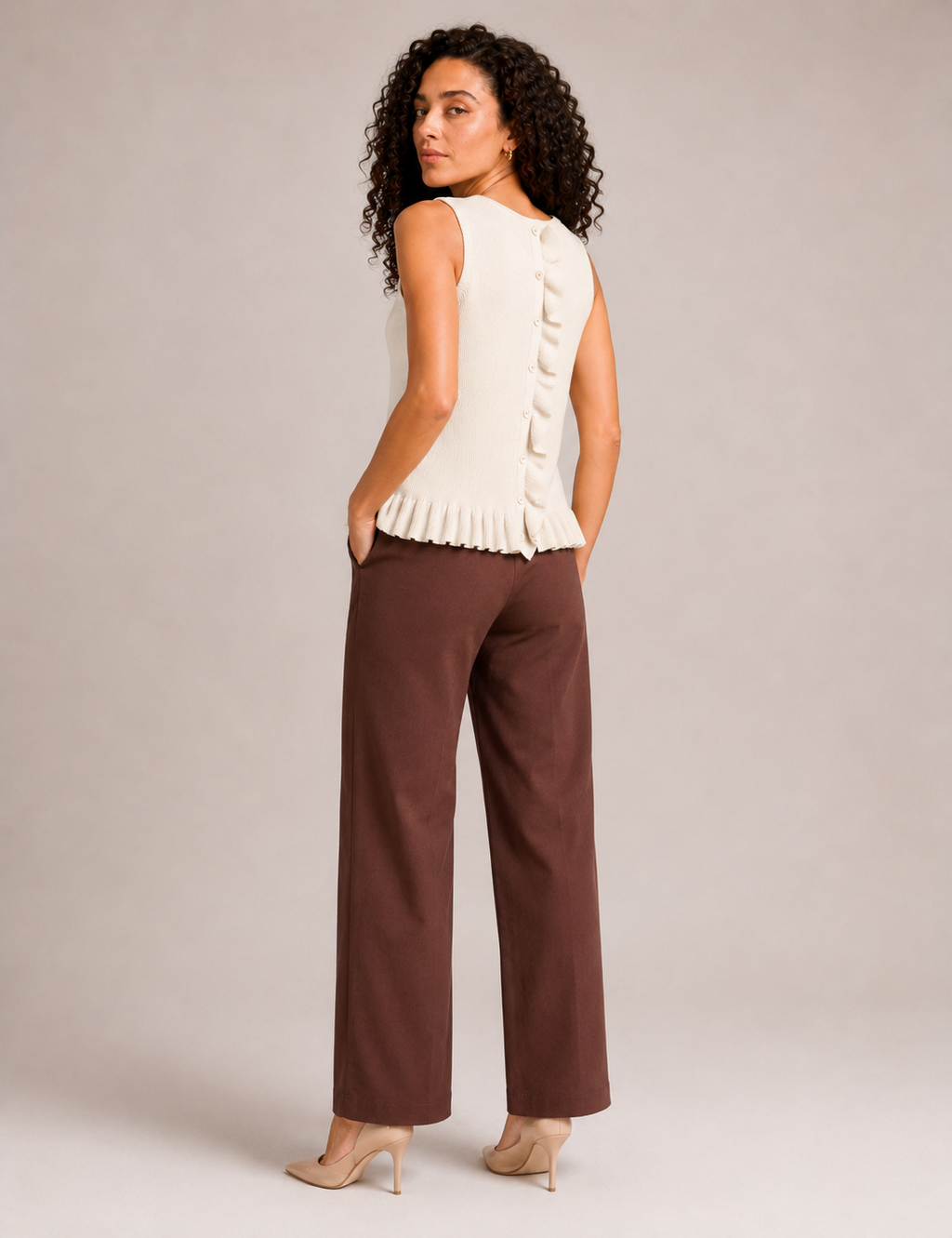 Top Volante Crema