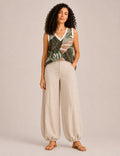 Blusa Estampada Hojas Monstera